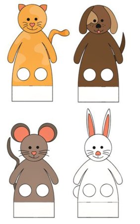 Театр из бумаги своими руками для детей пальчиковый театр