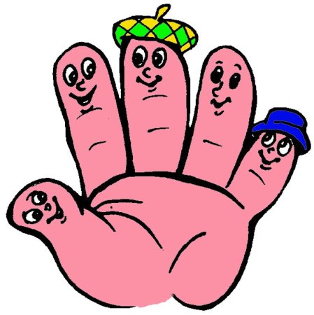 Цветные пальчики