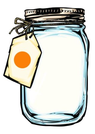 Нарисованная банка пустая