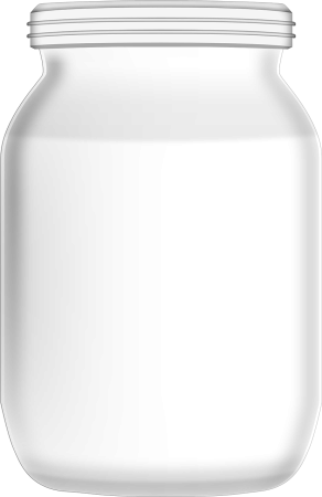 Банка на прозрачном фоне