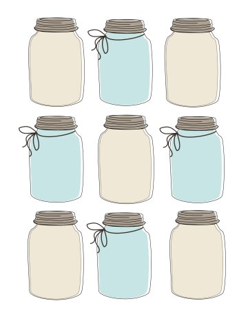 Распечатки баночки