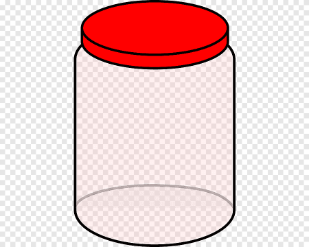 Баночки с разноцветными крышками для детей