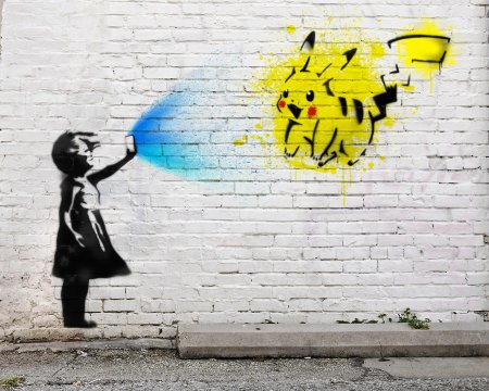 Уличное искусство стрит арт Бэнкси