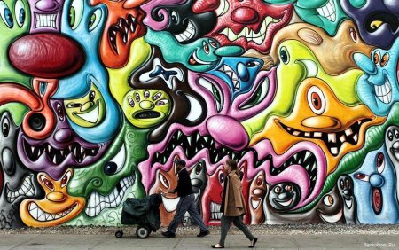 Граффити на стене