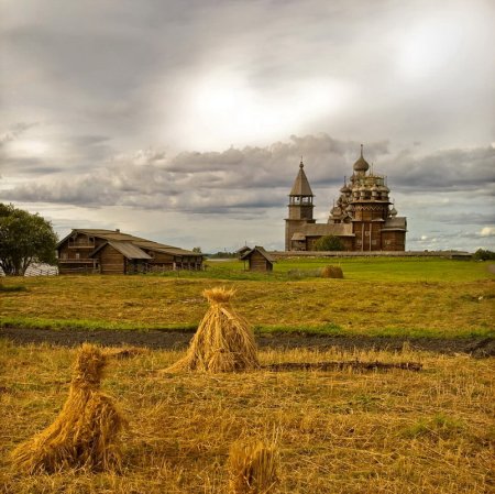 Деревня Кижи Карелия