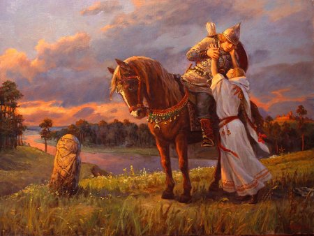Андрей Шишкин "богатырь в поле"