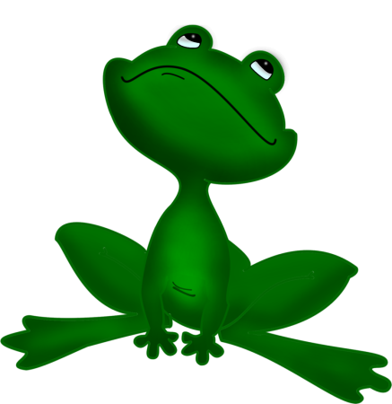 Лягушонок мультяшный