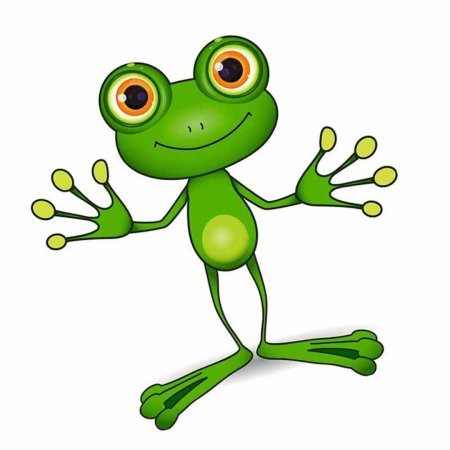 Лягушка рисунок для детей