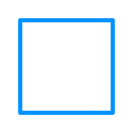 Квадрат контур