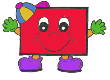 Геометрические фигурки с глазками