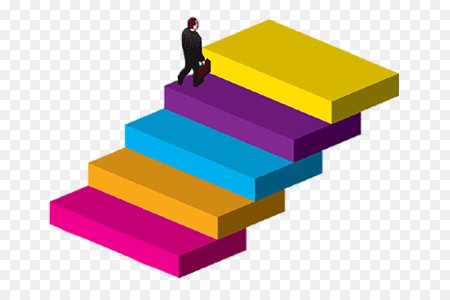Ступени на прозрачном фоне