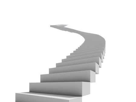 Ступеньки на прозрачном фоне
