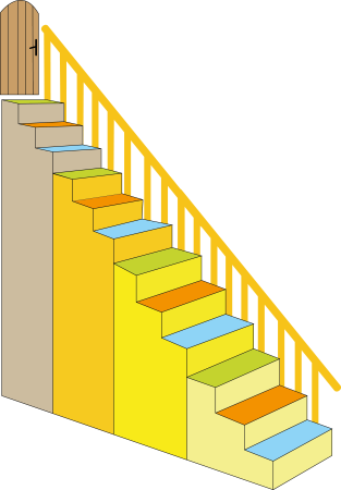 Лесенка рисунок