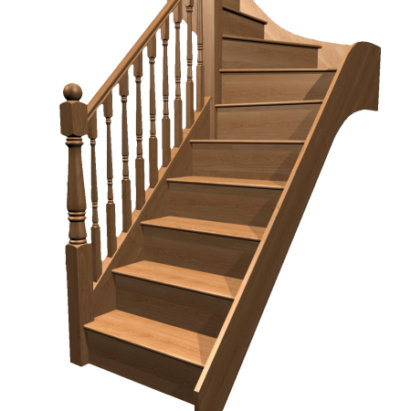 Ступеньки на прозрачном фоне