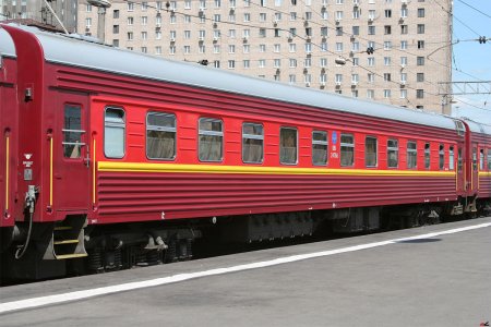 Вагоны фирменного поезда Южный Урал
