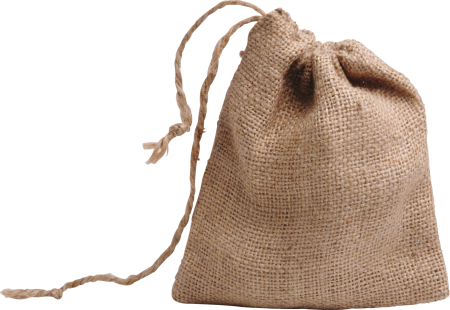 Мешок на прозрачном фоне