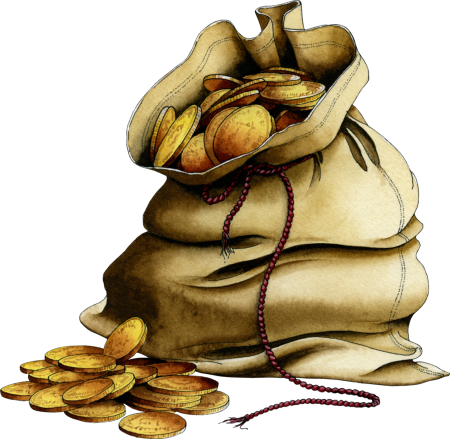 Мешок с деньгами