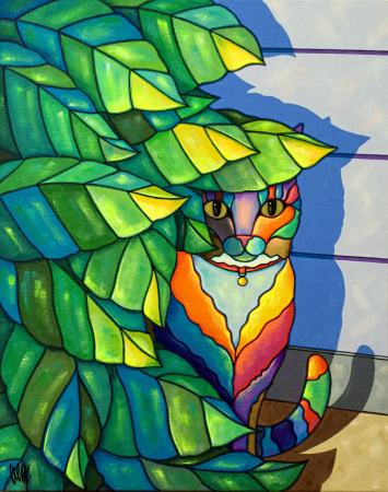 Рисование в стиле мозаики