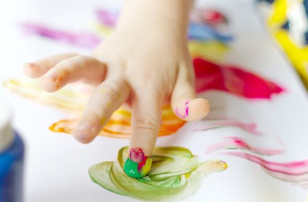 Рисование пальчиковыми красками