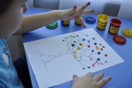 Рисование пальчиками