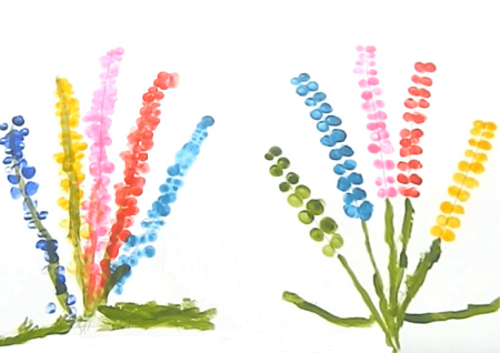 Рисунки пальчиками