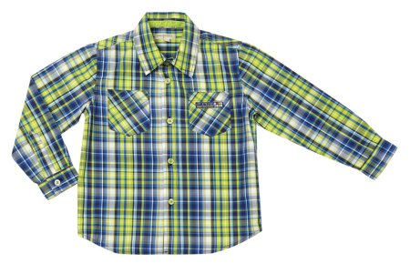 Рубашка на белом фоне