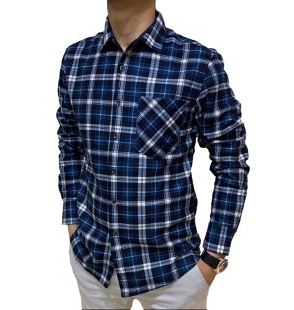 Фланелевая рубашка мужская 68-70 Westland