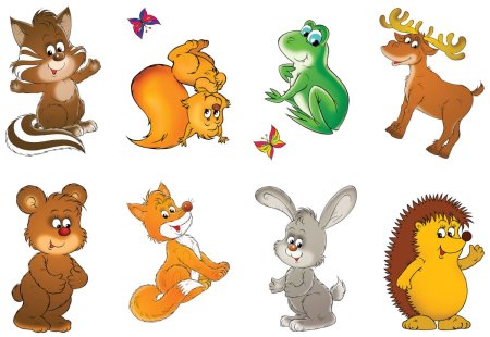 Иллюстрации животных для детей