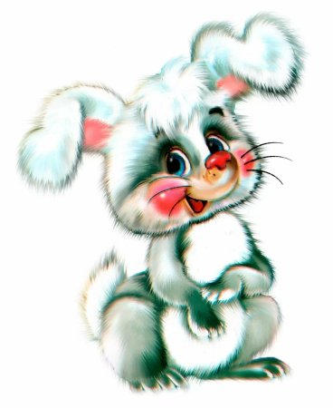 Зверюшки на прозрачном фоне