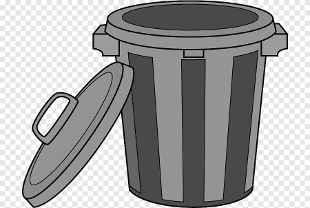 Мусорное ведро мультяшное