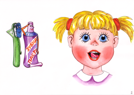 Артикуляционная гимнастика чистим зубки