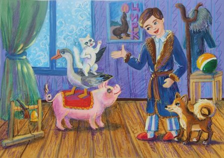 Иллюстрация из каштанки