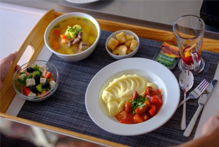 Комплексный обед в столовой