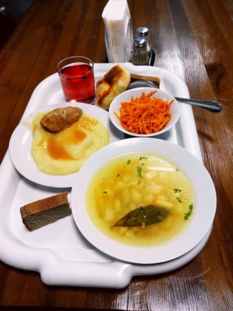 Комплексный обед в столовой