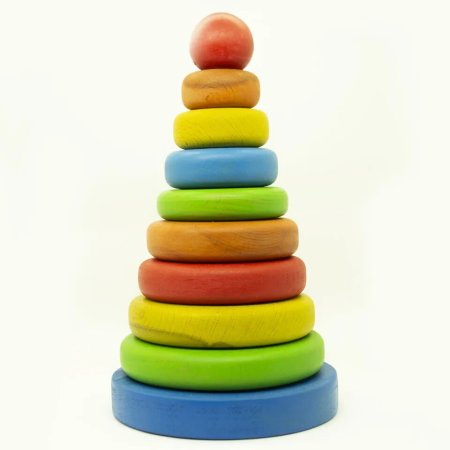 Пирамидка Woody из колец w 91306