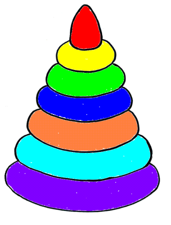 Изображение пирамидки для детей