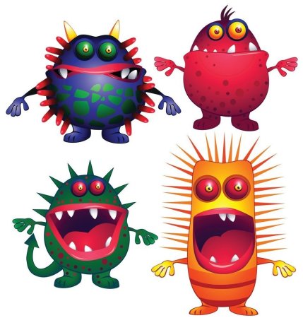 Микробы для детей