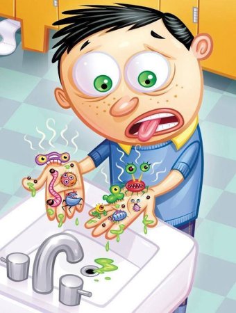 Микробы и бактерии для детей