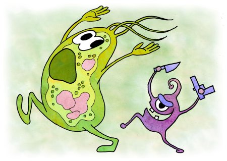 Микробы убегают