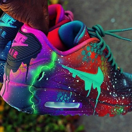 Кроссы найк разноцветные