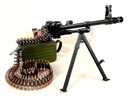 Военный с пулеметом