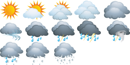Значки погодных явлений