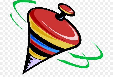 Юла на прозрачном фоне