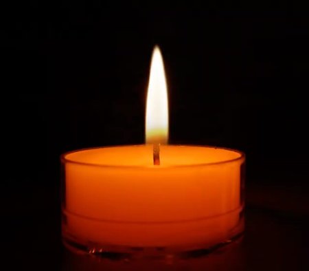 Горящая свеча анимация