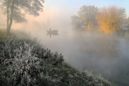 Туман осенью