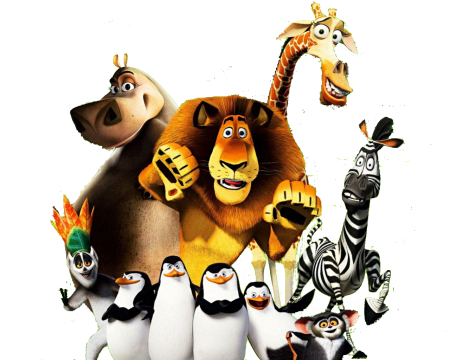 Мадагаскар Алекс Марти Глория и Мелман