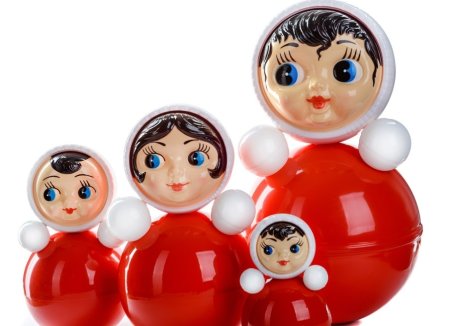Народная игрушка неваляшк