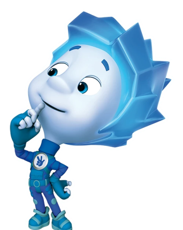 Фиксики Нолик сзади