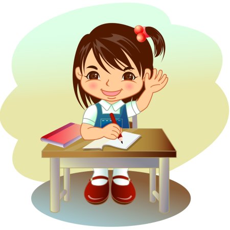 Школьник мультяшный