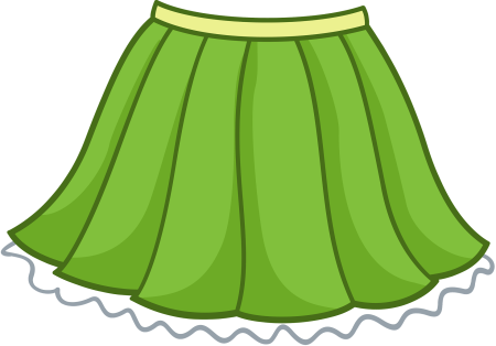 Юбка на прозрачном фоне